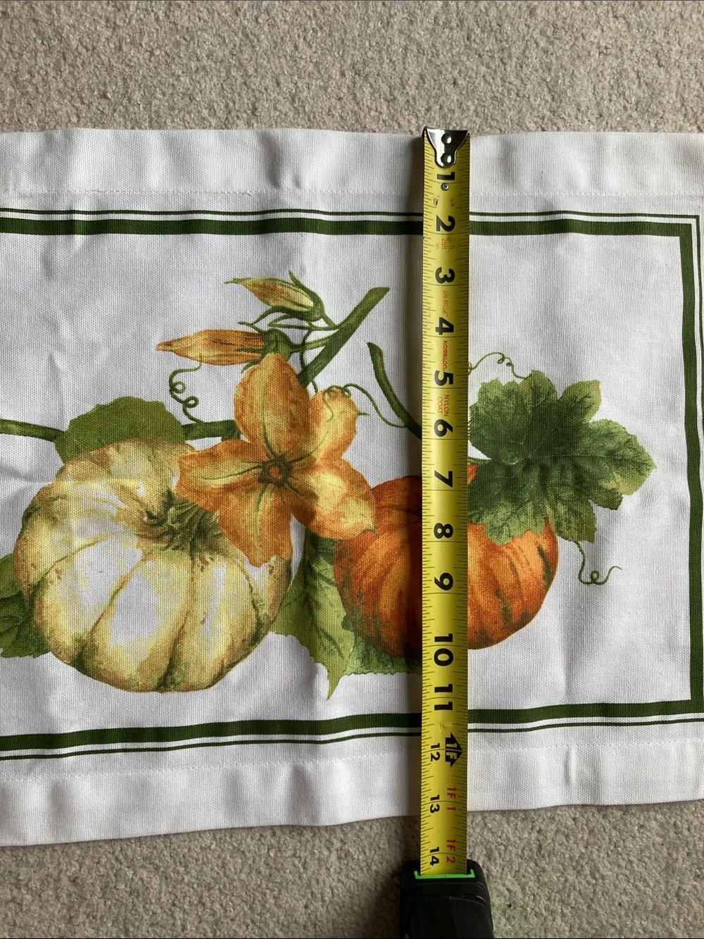 Sur La Table autumn harvest set of 4 cotton placemats - like new